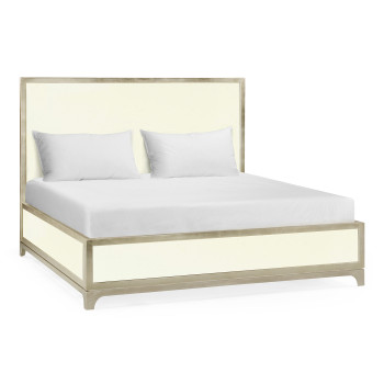 Blanc & Silver Cali King Bed 