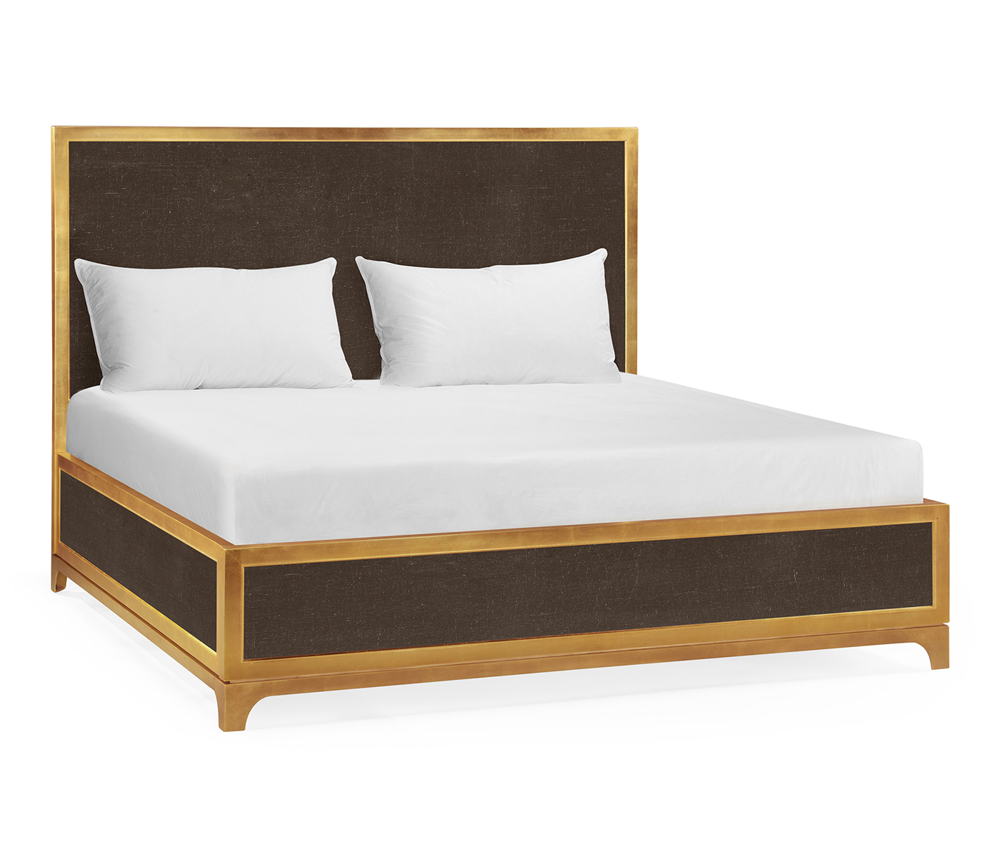 Coffee & Gold UK King Bed