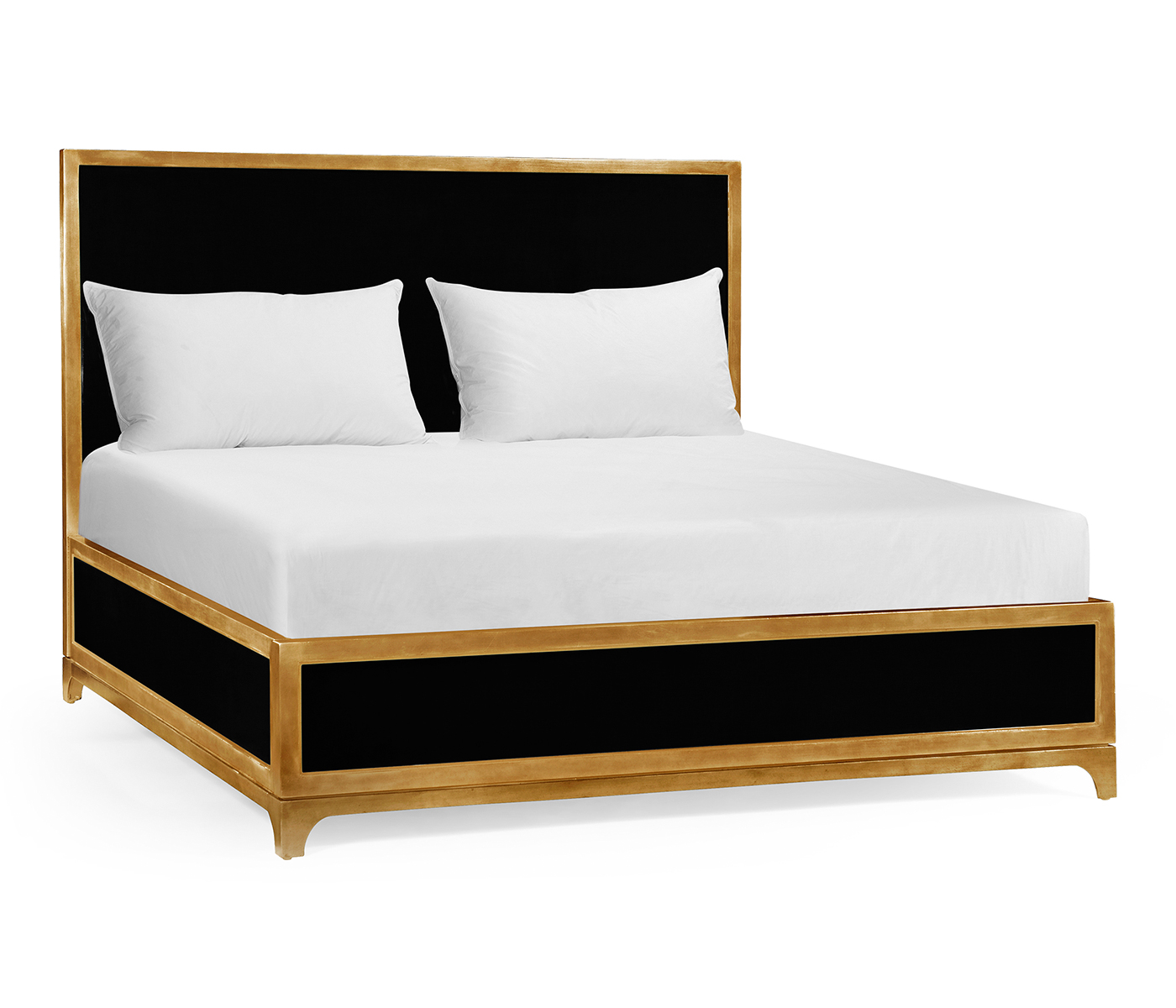 Noir & Gold UK King Bed