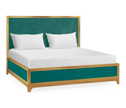 Peacock & Gold UK King Bed 