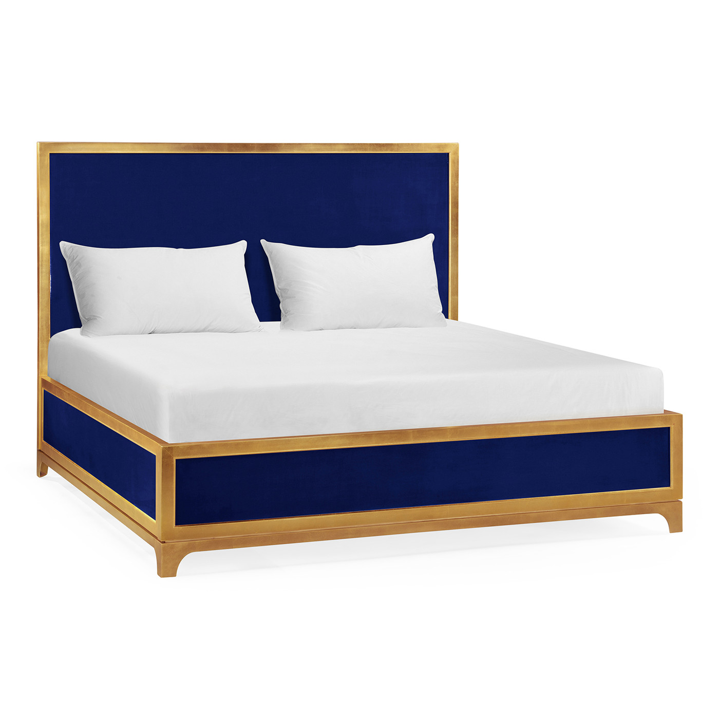 Royal Navy & Gold UK King Bed