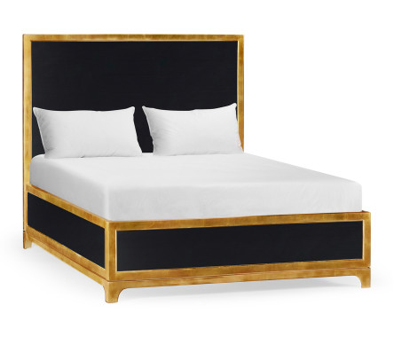 Noir & Gold UK Queen Bed