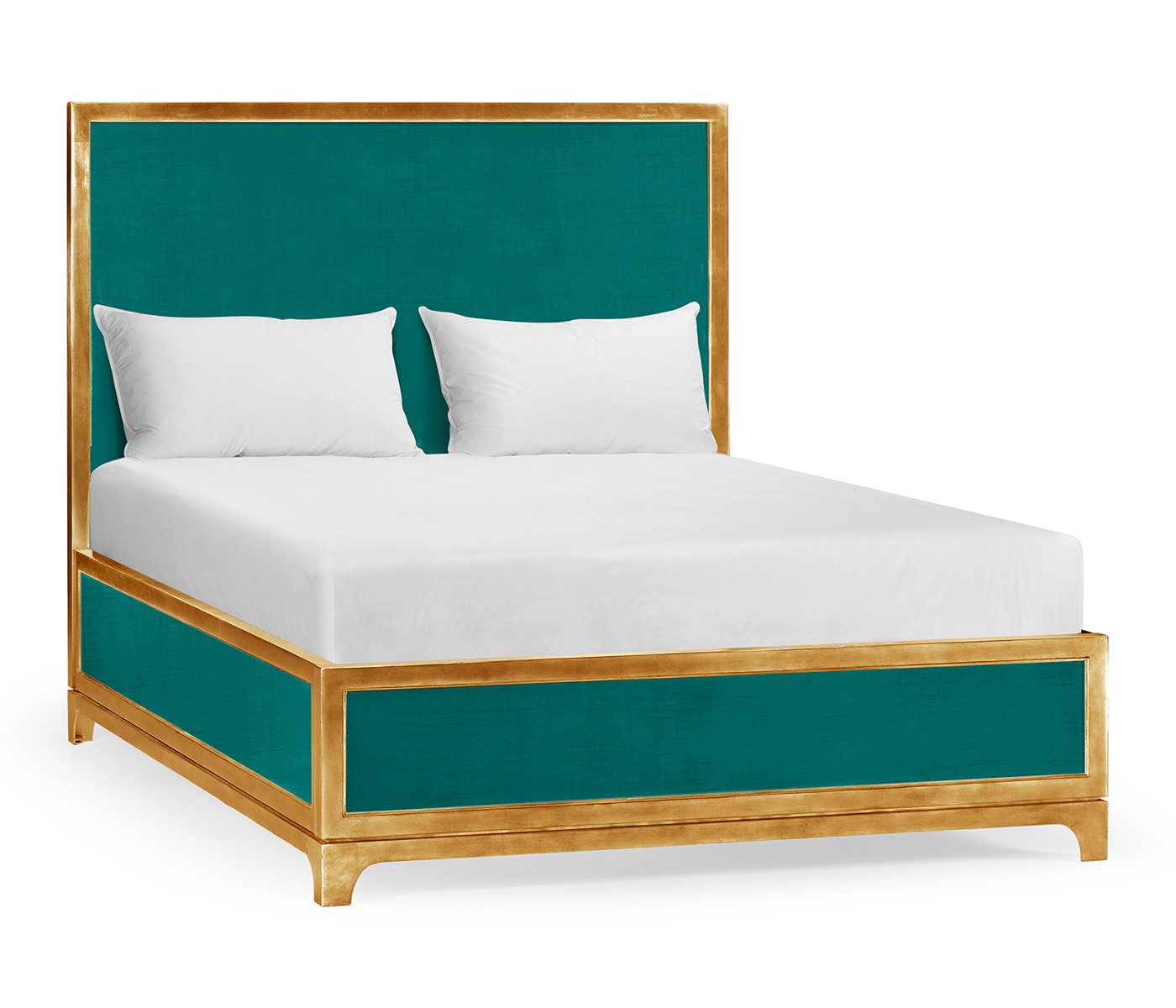 Peacock & Gold UK Queen Bed 