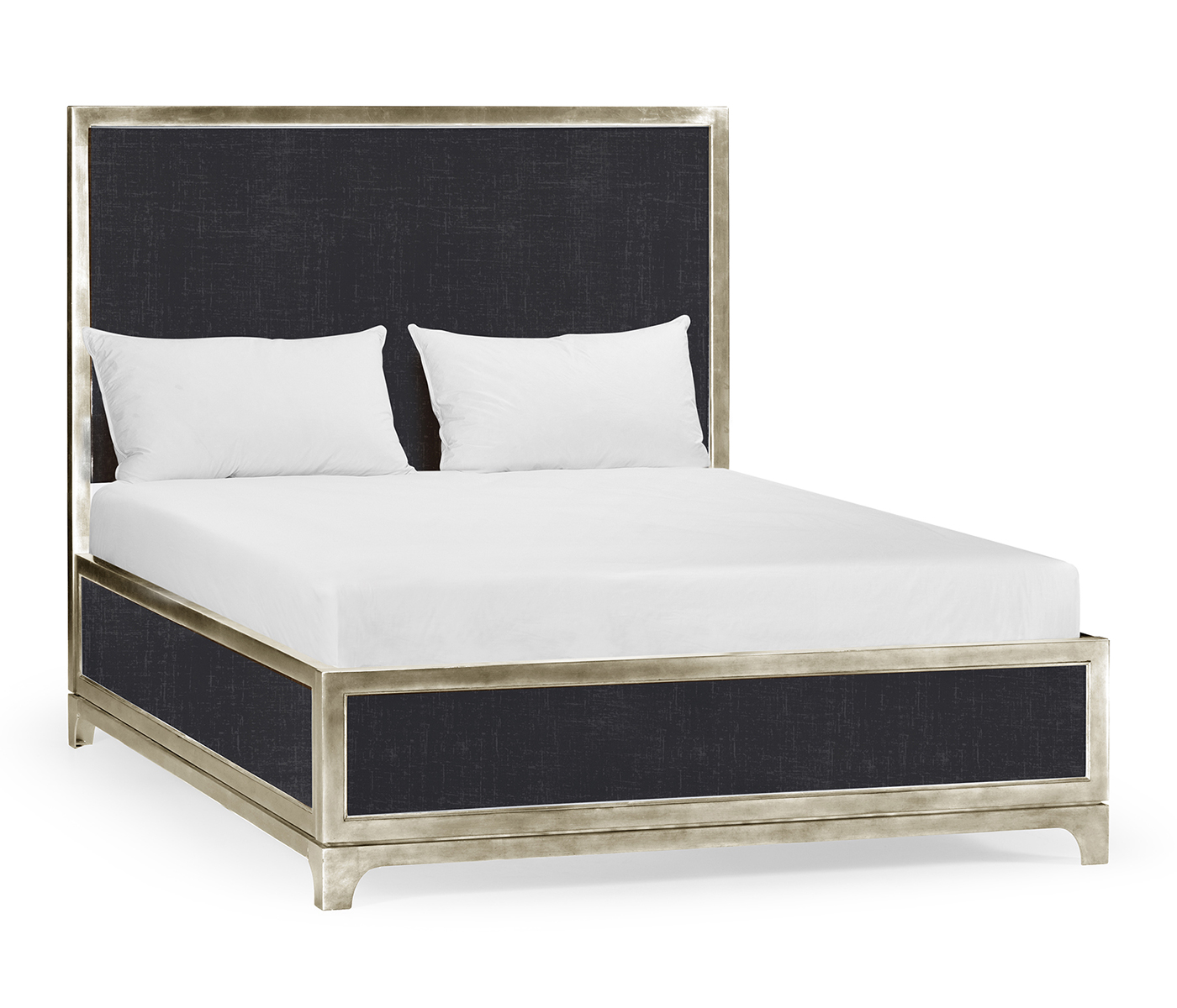 Charcoal & Silver UK Queen Bed 