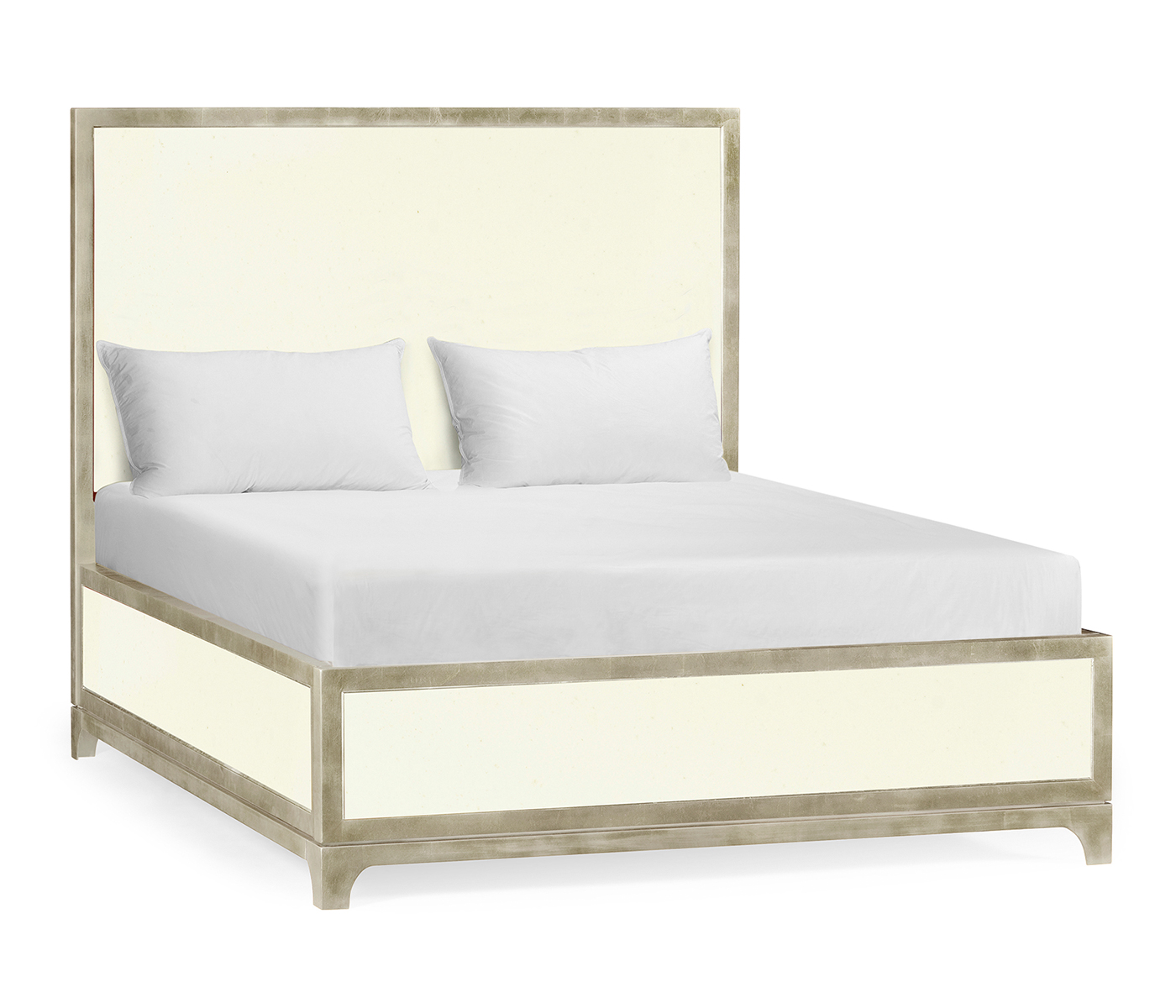 Blanc & Silver UK Queen Bed 