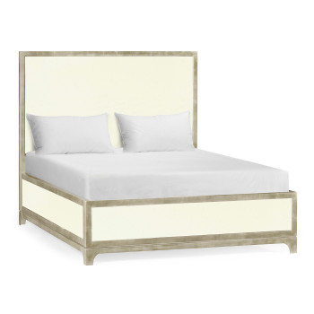 Blanc & Silver UK Queen Bed 
