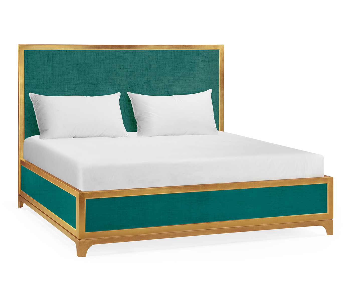 Peacock & Gold US King Bed 