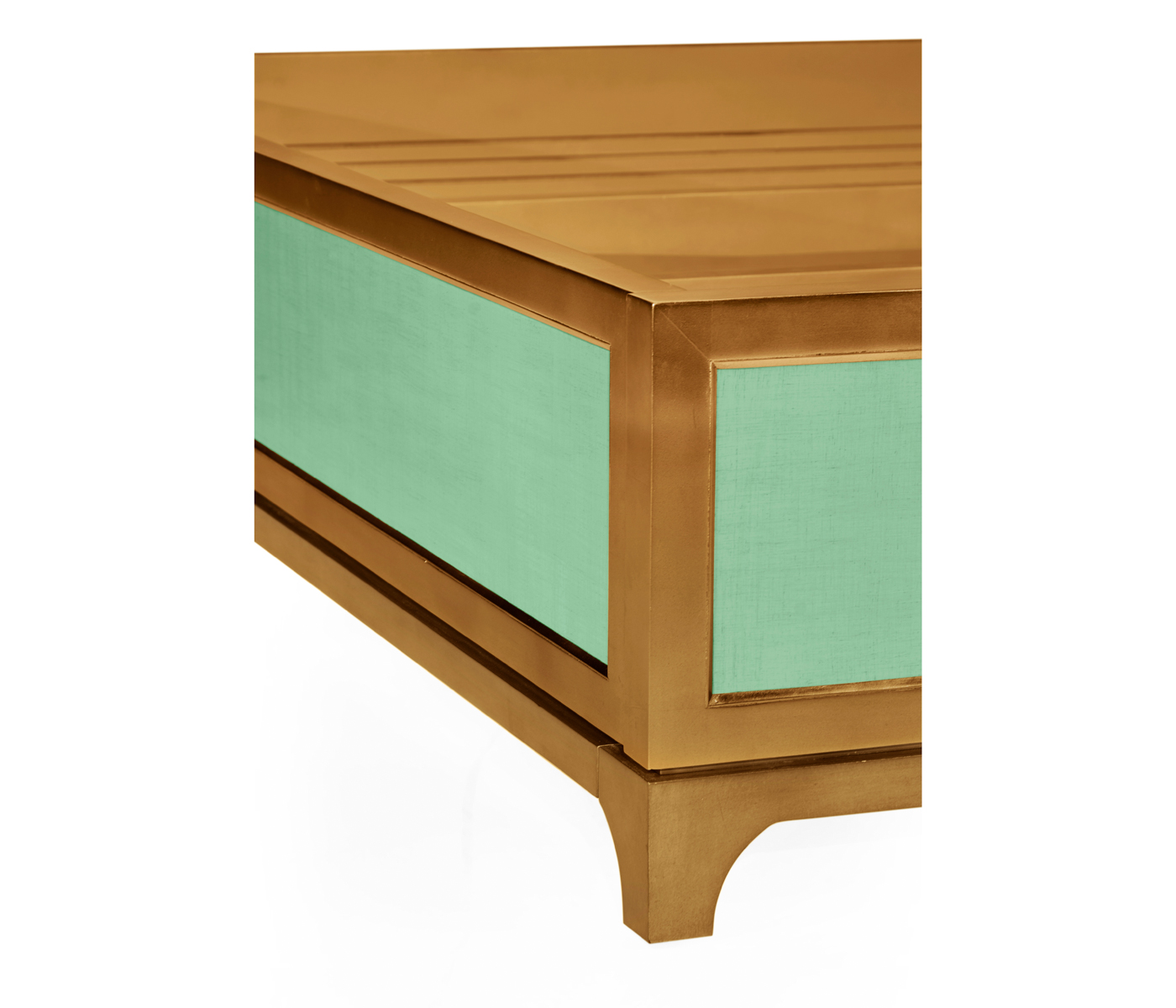 Robin's Egg & Gold US King Bed