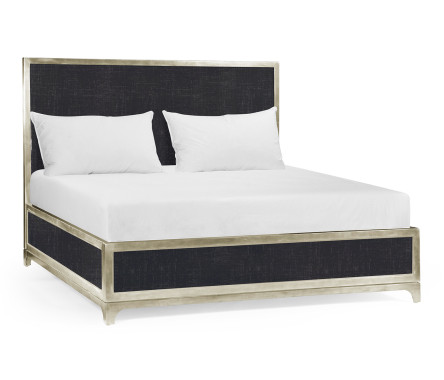 Charcoal & Silver US King Bed 