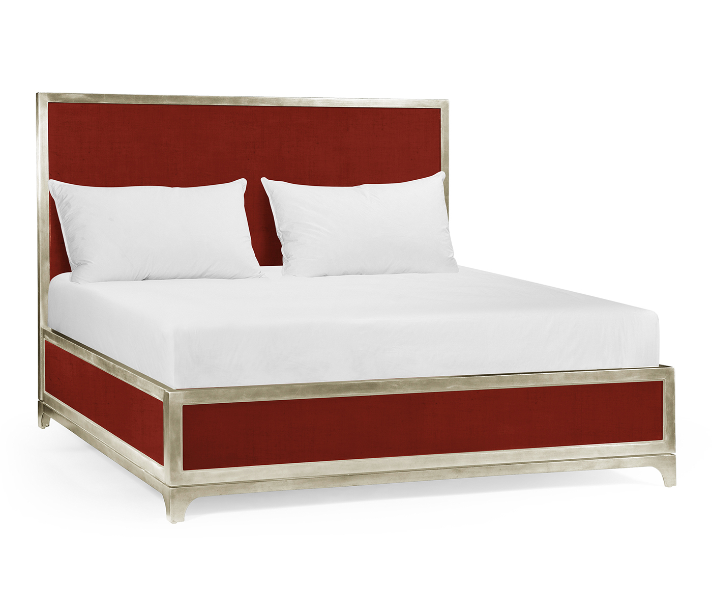 Lipstick & Silver US King Bed 