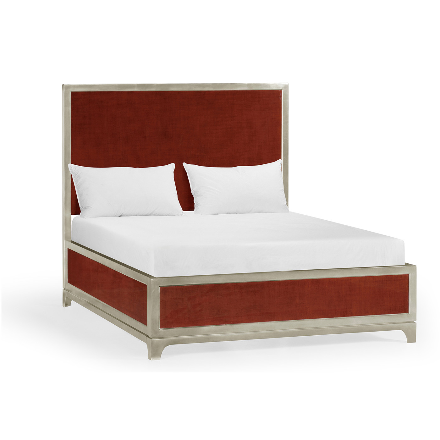 Lipstick & Silver US Queen Bed 
