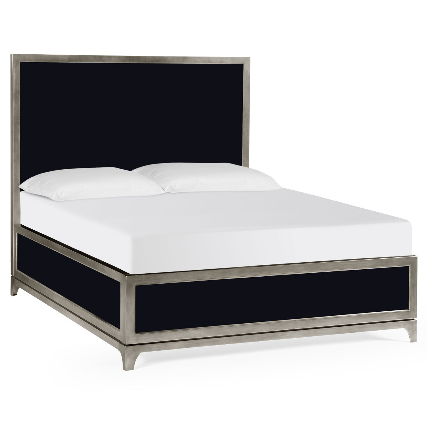 Noir & Silver US Queen Bed