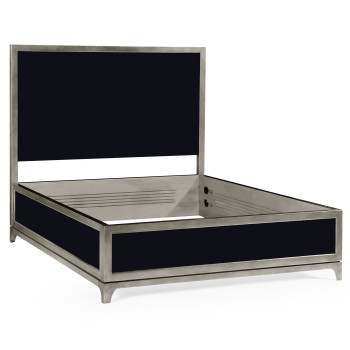 Noir & Silver US Queen Bed