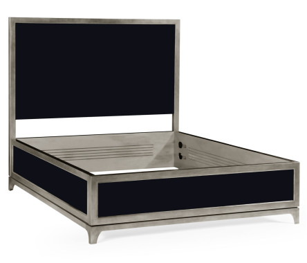 Noir & Silver US Queen Bed