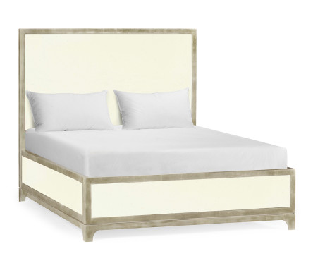 Blanc & Silver US Queen Bed 