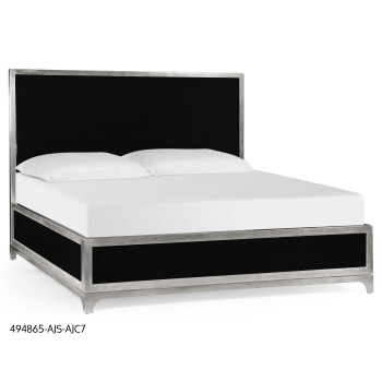 Noir & Silver UK King Bed