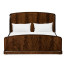 Biedermeier Mahogany Cali King Bed