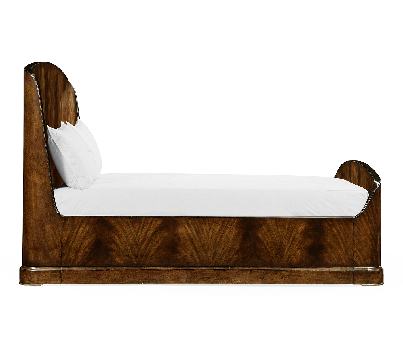 Biedermeier Mahogany US Queen Bed
