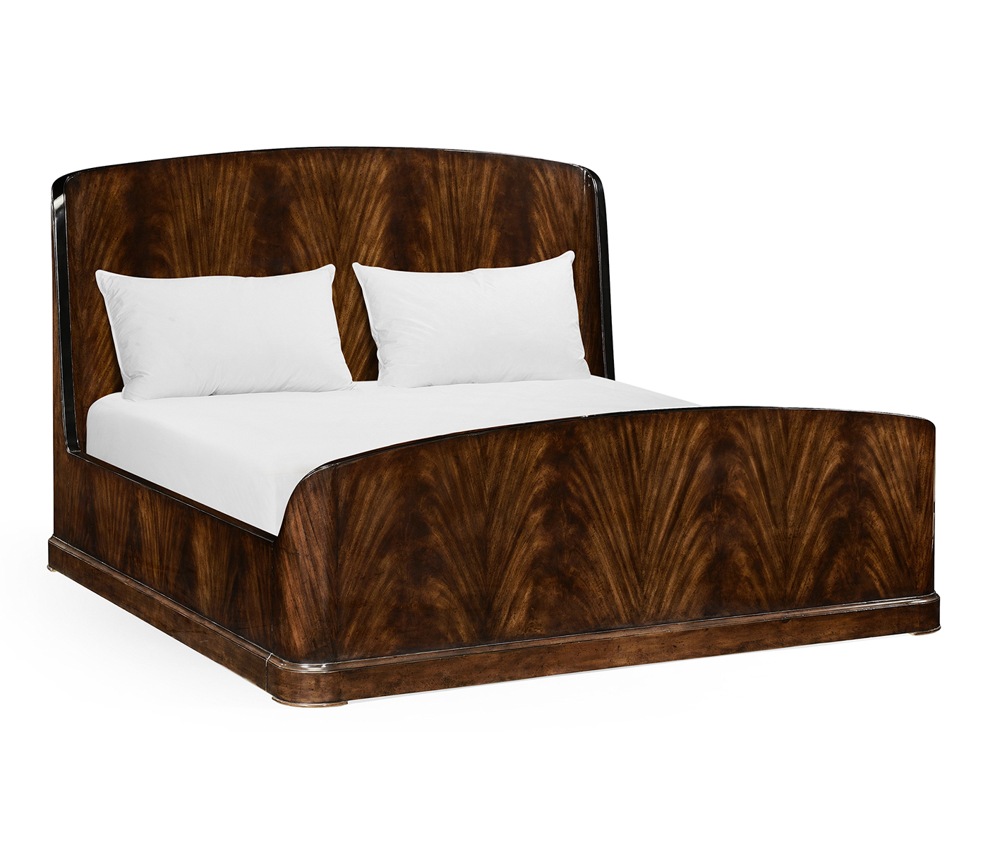 Biedermeier Mahogany US Queen Bed