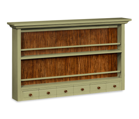 Gustavian Style Walnut Plate Rack