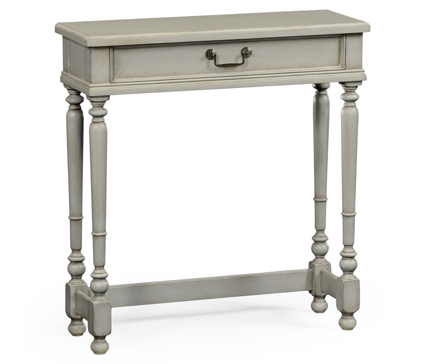 Grey Painted Rectangular Side Table