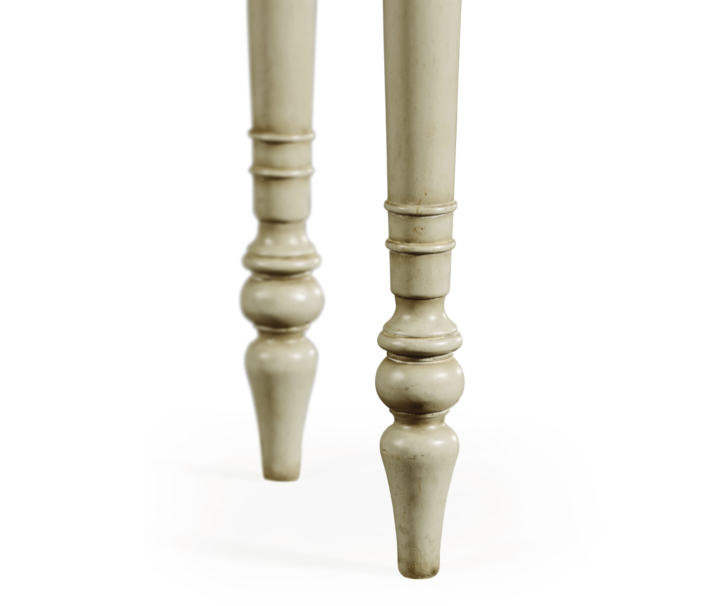Grey painted and églomisé console