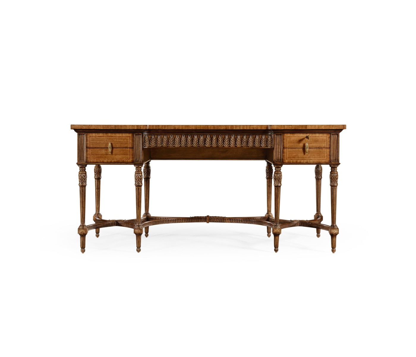 Napoleon III style writing table with fine inlay