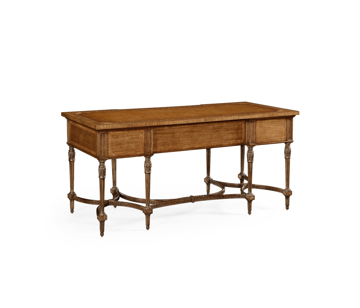 Napoleon III style writing table with fine inlay