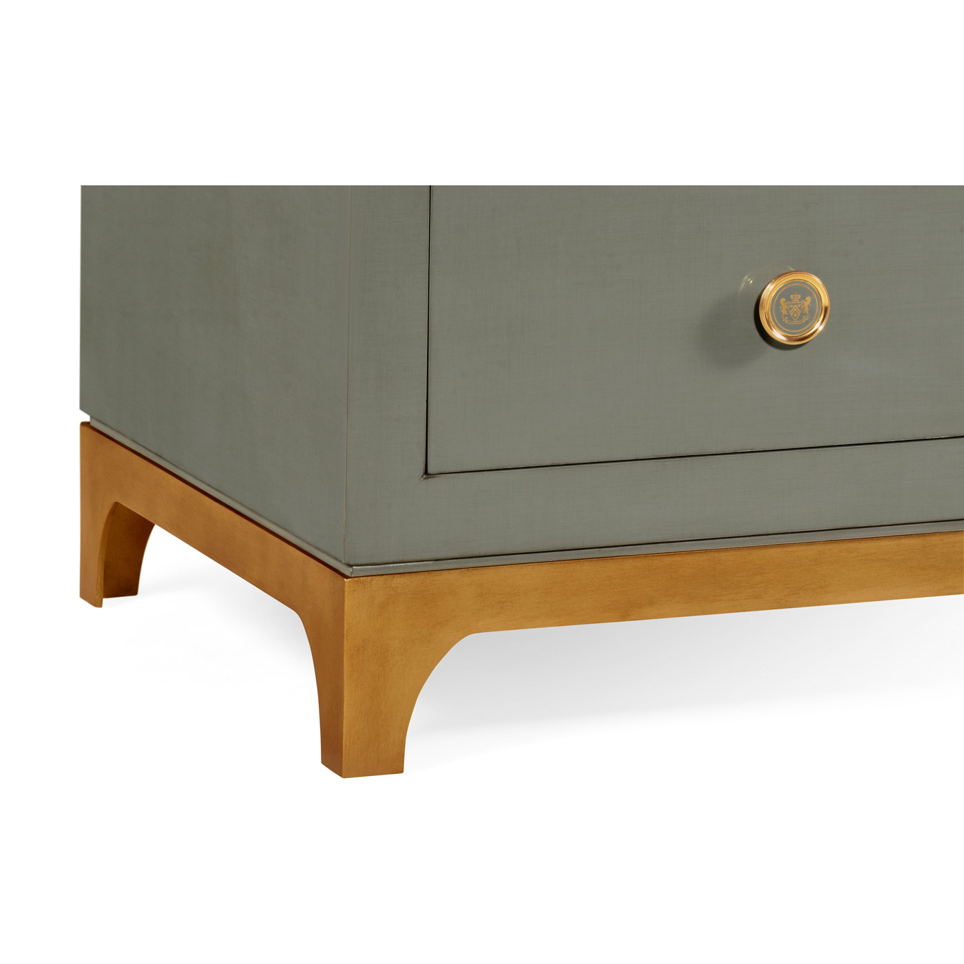 Slate & Gold Double Low Chest 