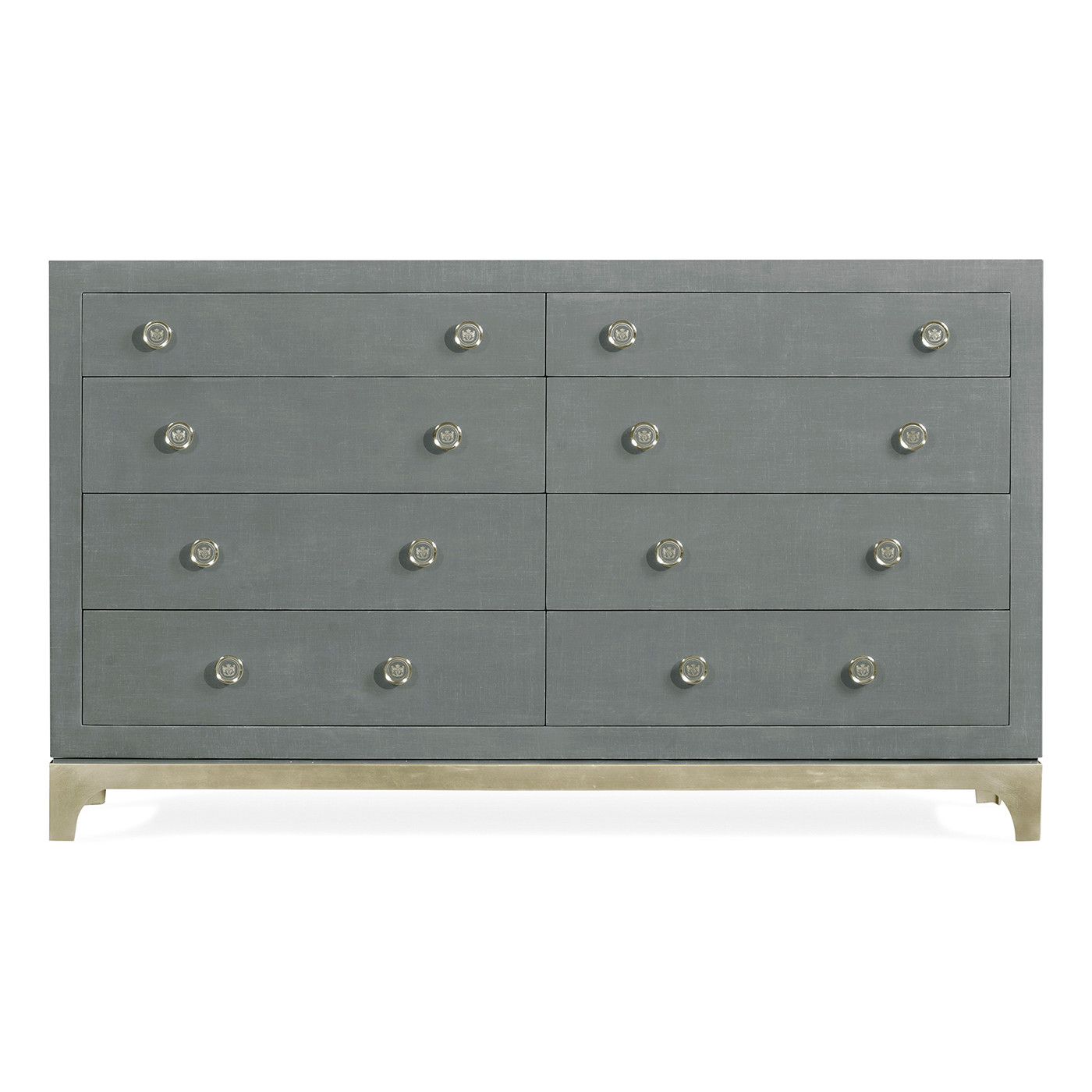Flannel & Silver Double Low Chest
