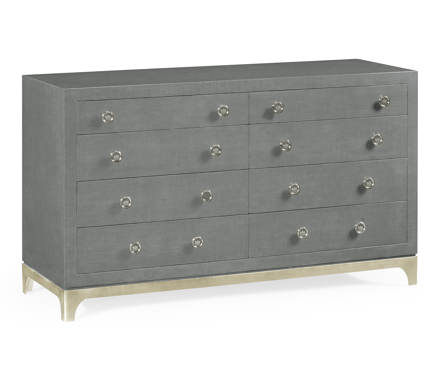 Flannel & Silver Double Low Chest