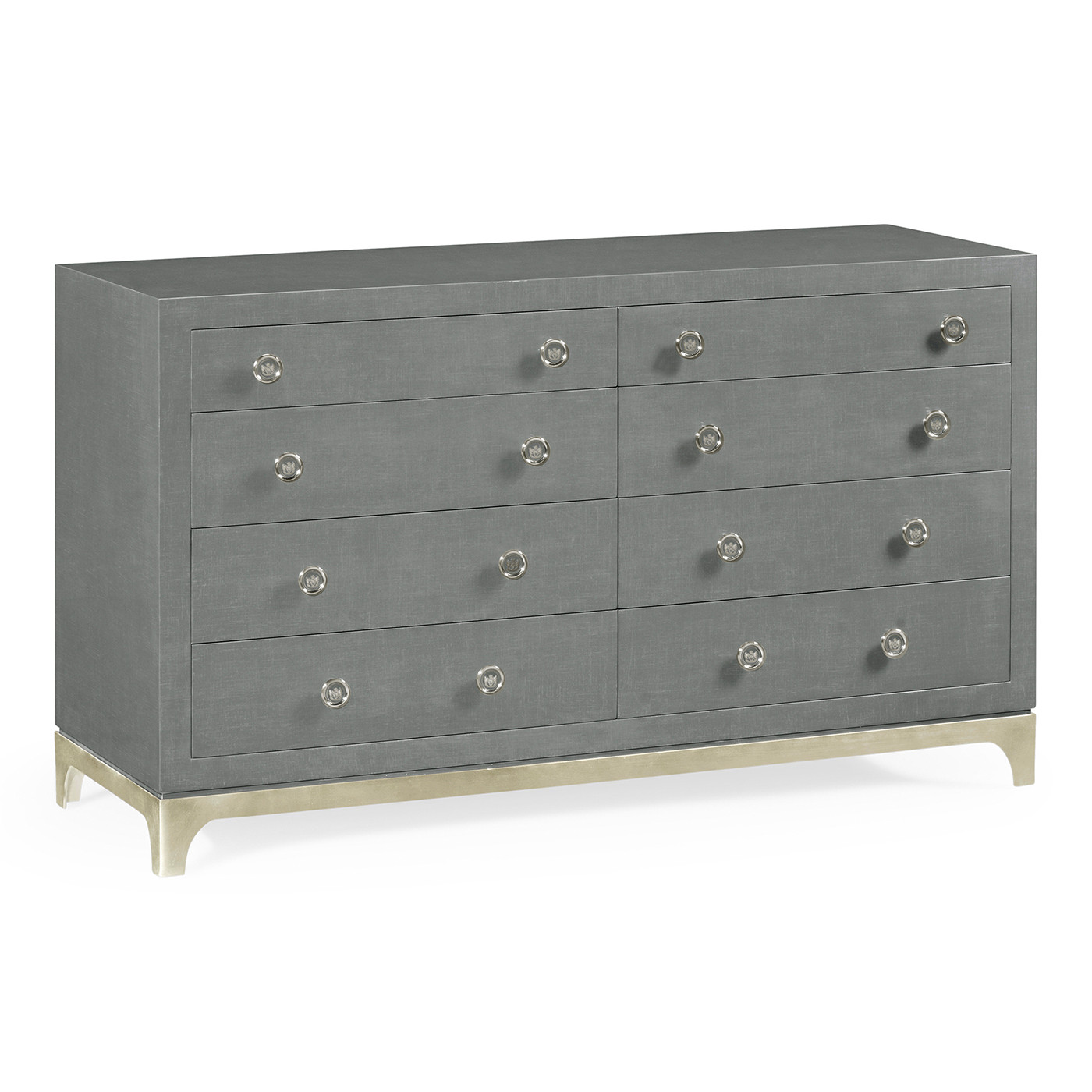 Flannel & Silver Double Low Chest