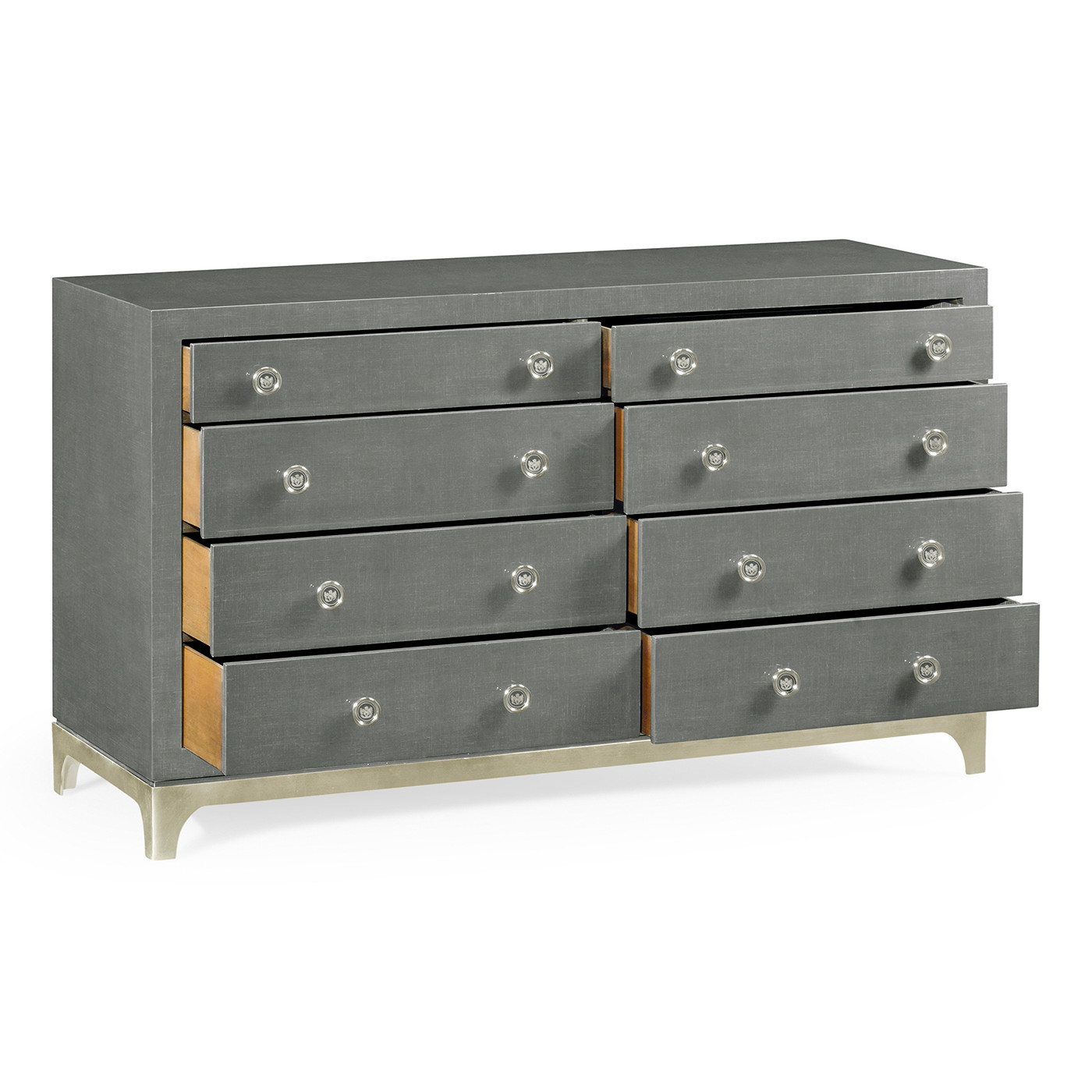 Flannel & Silver Double Low Chest