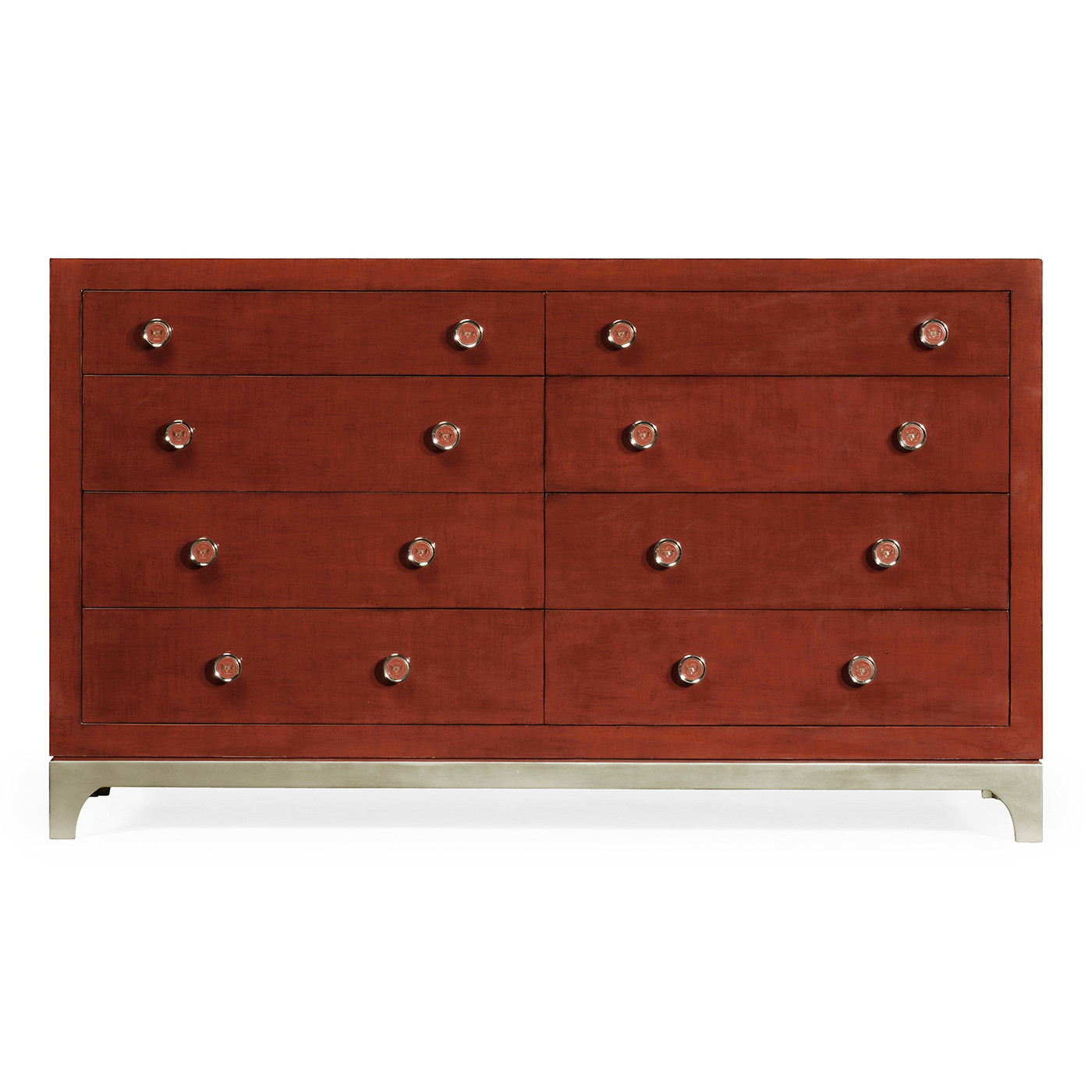 Lipstick & Silver Double Low Chest 