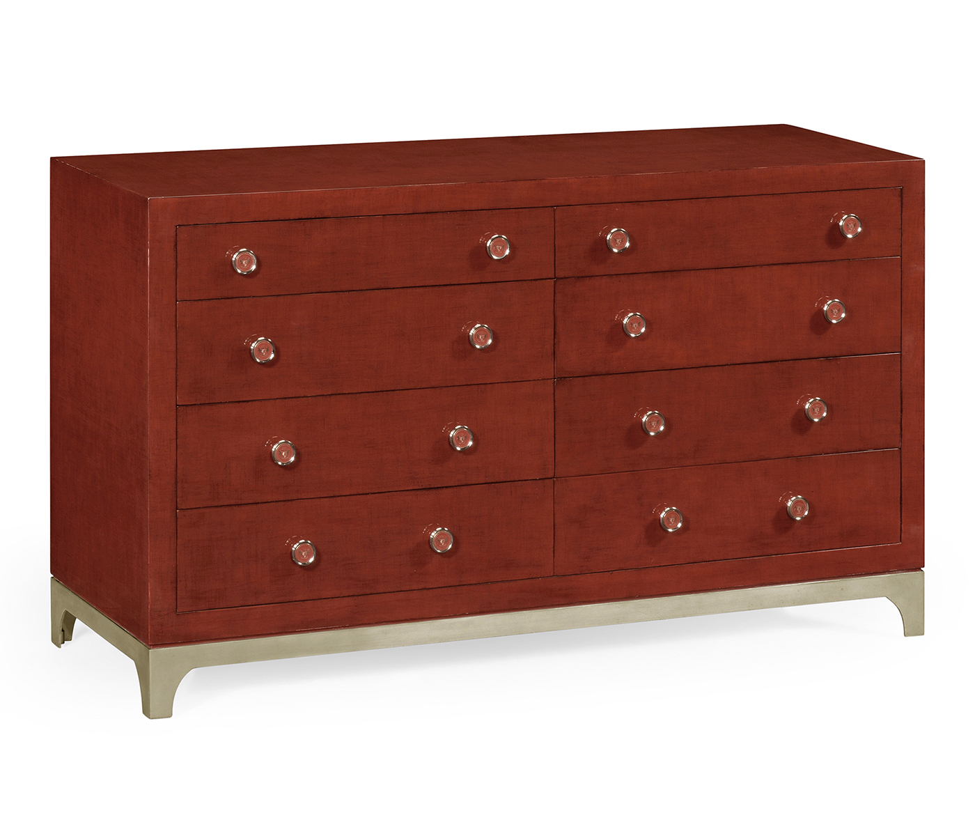 Lipstick & Silver Double Low Chest 