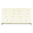 Blanc & Silver Double Low Chest 