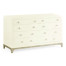 Blanc & Silver Double Low Chest 