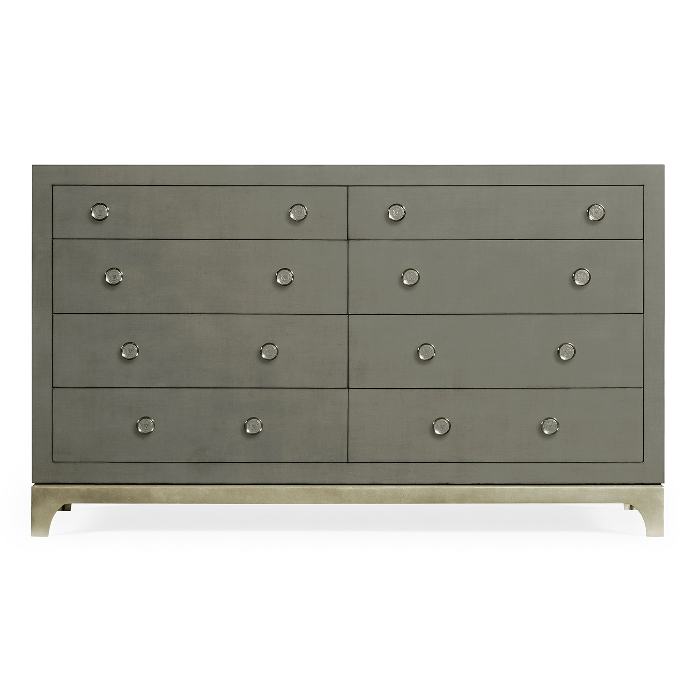 Slate & Silver Double Low Chest 