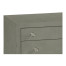Slate & Silver Double Low Chest 