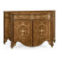 Chippendale style commode with fine inlay