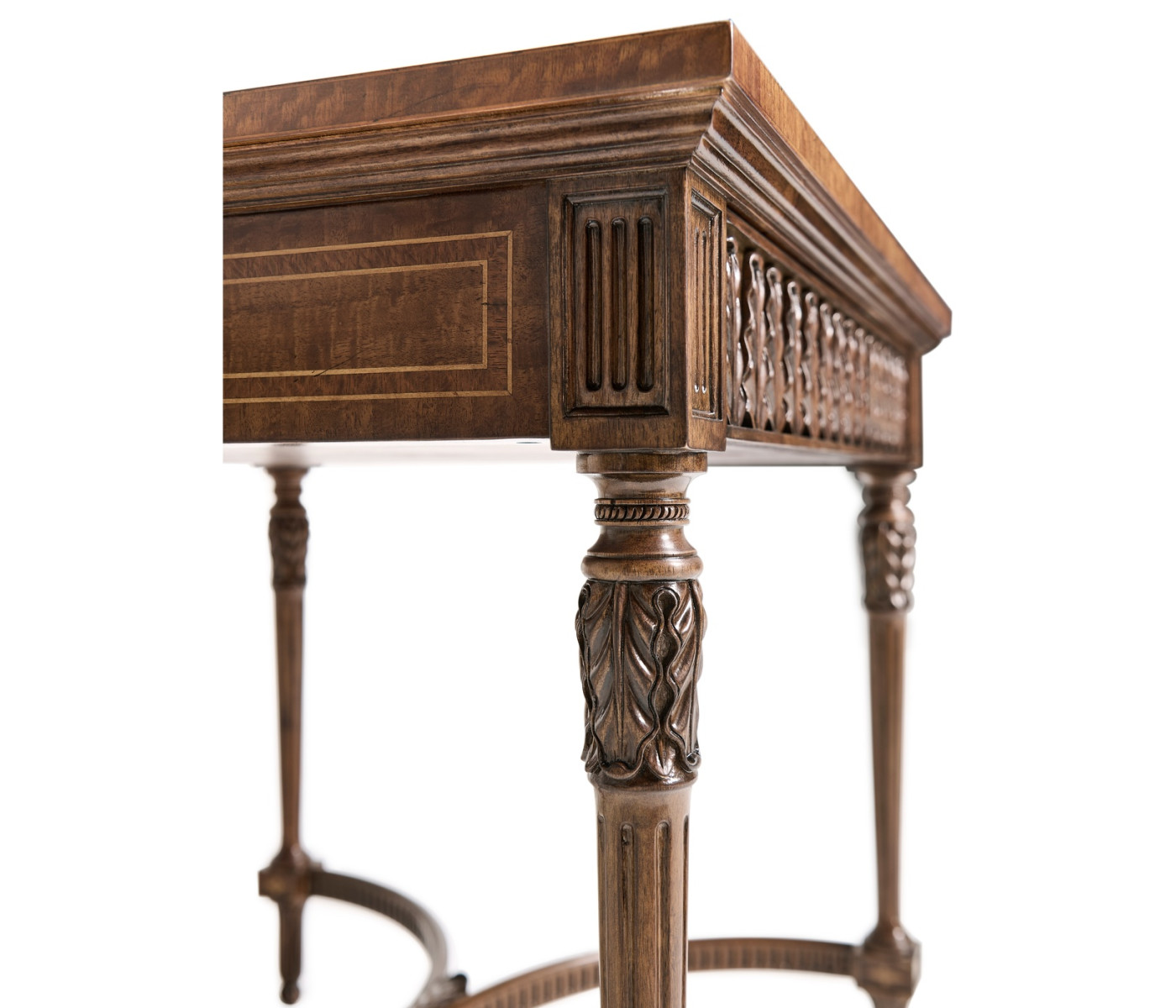 Napoleon III style side table with fine inlay