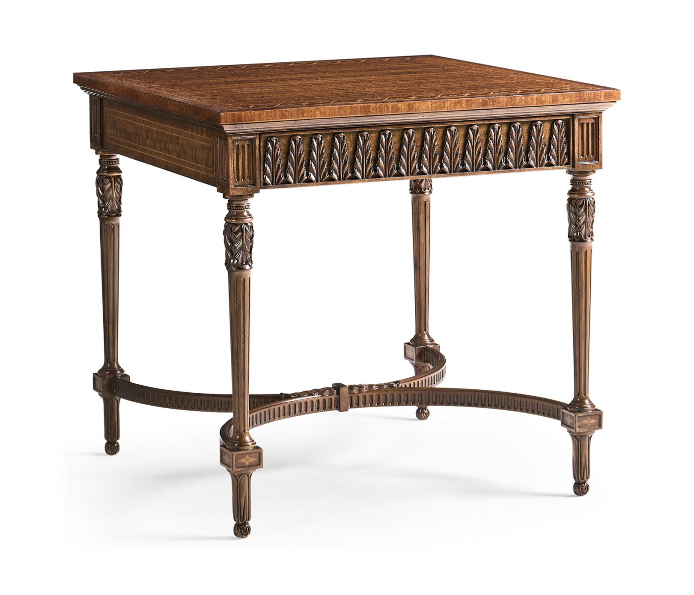Napoleon III style side table with fine inlay