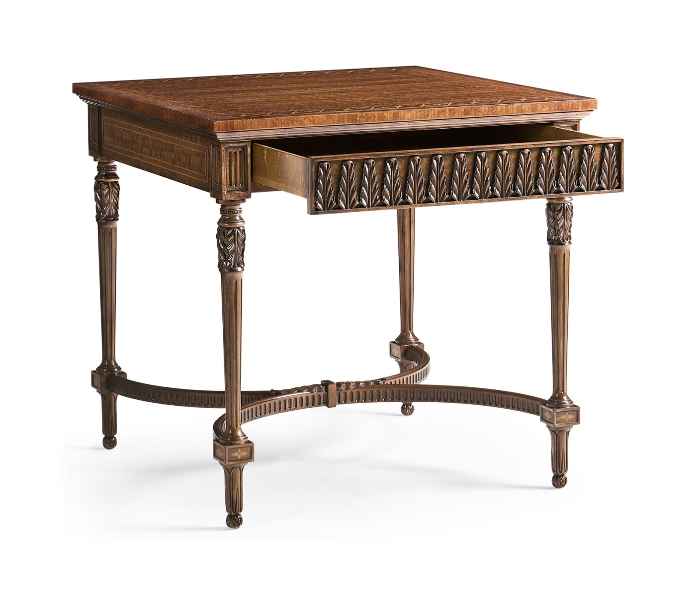 Napoleon III style side table with fine inlay