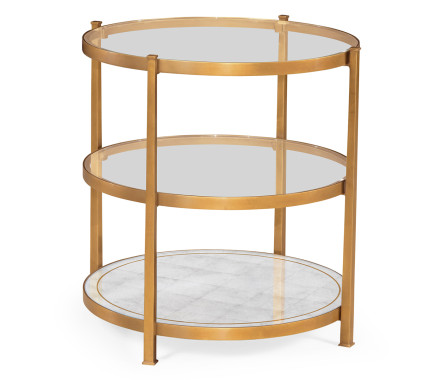 Gilded Three Tier Table