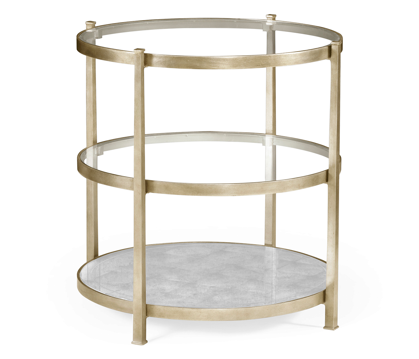 Silver Three Tier Table