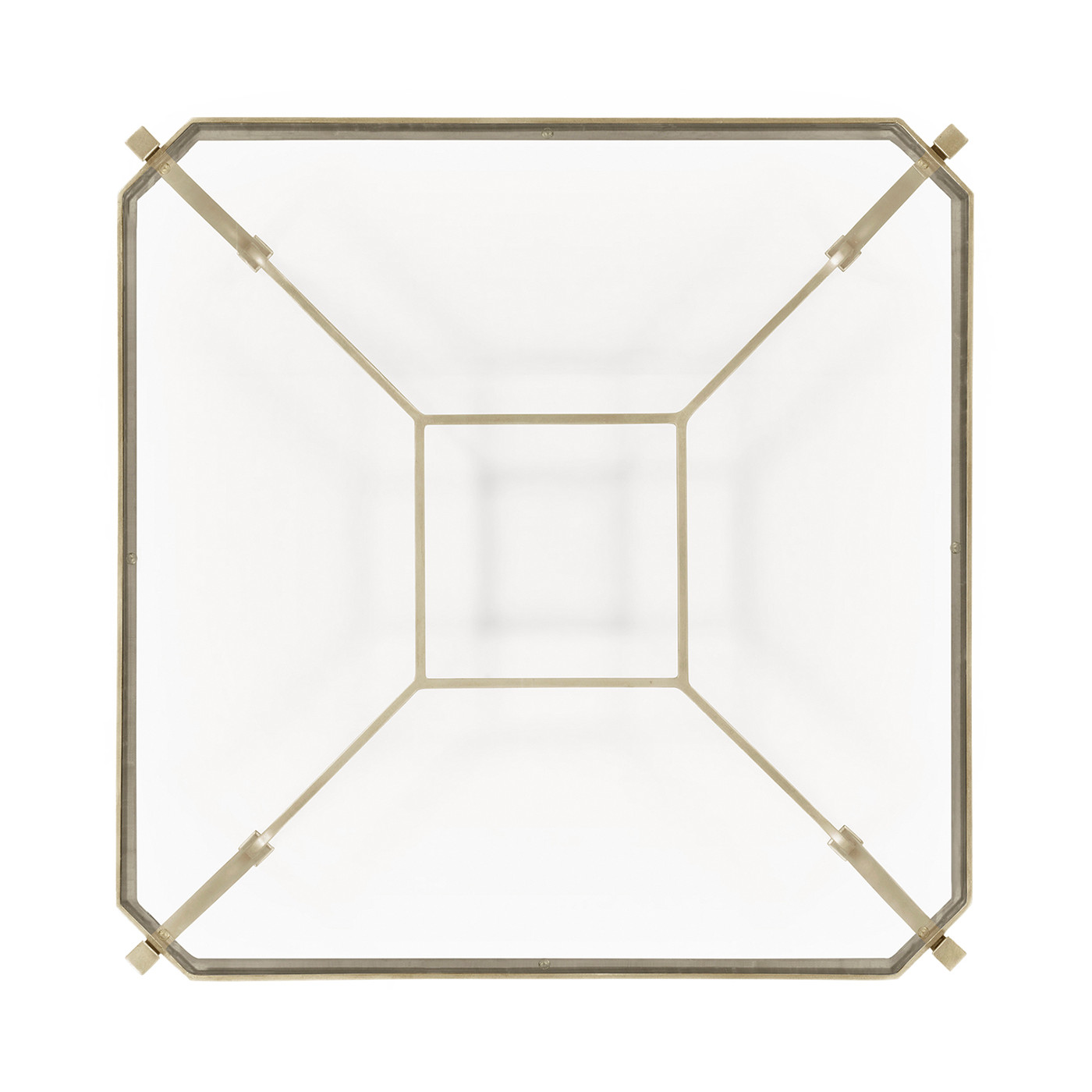 Silver Square Side Table