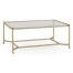 Silver Rectangular Coffee Table