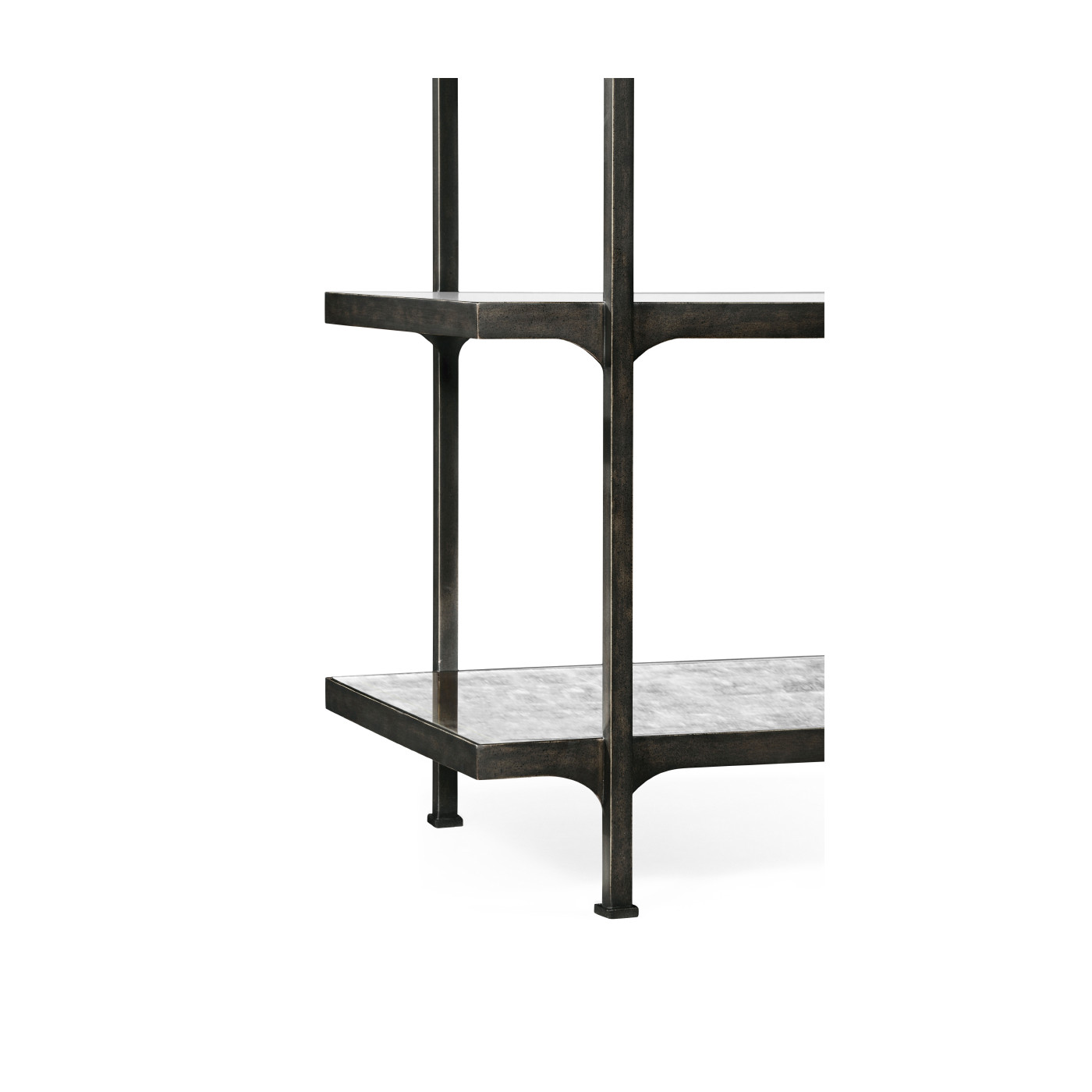 Distressed Bronze Six Tier Étagère