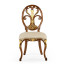 Sheraton Walnut Oval Back Side Chair