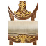 Sheraton Walnut Oval Back Side Chair